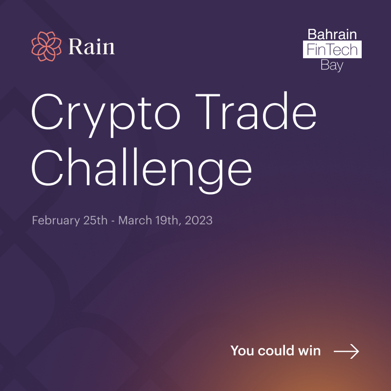 FinTechBay's tweet photo. The Crypto Trade Challenge, held in partnership with Rain, offers a valuable prize for the winning team, including a crypto reward and internship opportunities.
Apply now:
https://t.co/Xe2qvqRqiV
#FinTech #FinTechBay #Bahrain #Crypto #Trading #CryptoAssets #RainManagement https://t.co/pUFGkso2fV