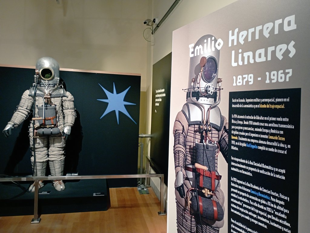 Unidad de Cultura Científica del INTA (@ucc_inta) on Twitter photo Ayer nuestro compañero Juan F. Cabrero, del Dpto. de Óptica Espacial, impartió una conferencia, «Evolución de los trajes espaciales» en el <a href="/mncn_csic/">Museo Nacional de Ciencias Naturales</a>. 🚀👨🏻🚀👩🏼🚀 Ayer nuestro compañero Juan F. Cabrero, del Dpto. de Óptica Espacial, impartió una conferencia, «Evolución de los trajes espaciales» en el <a href="/mncn_csic/">Museo Nacional de Ciencias Naturales</a>. 🚀👨🏻🚀👩🏼🚀
