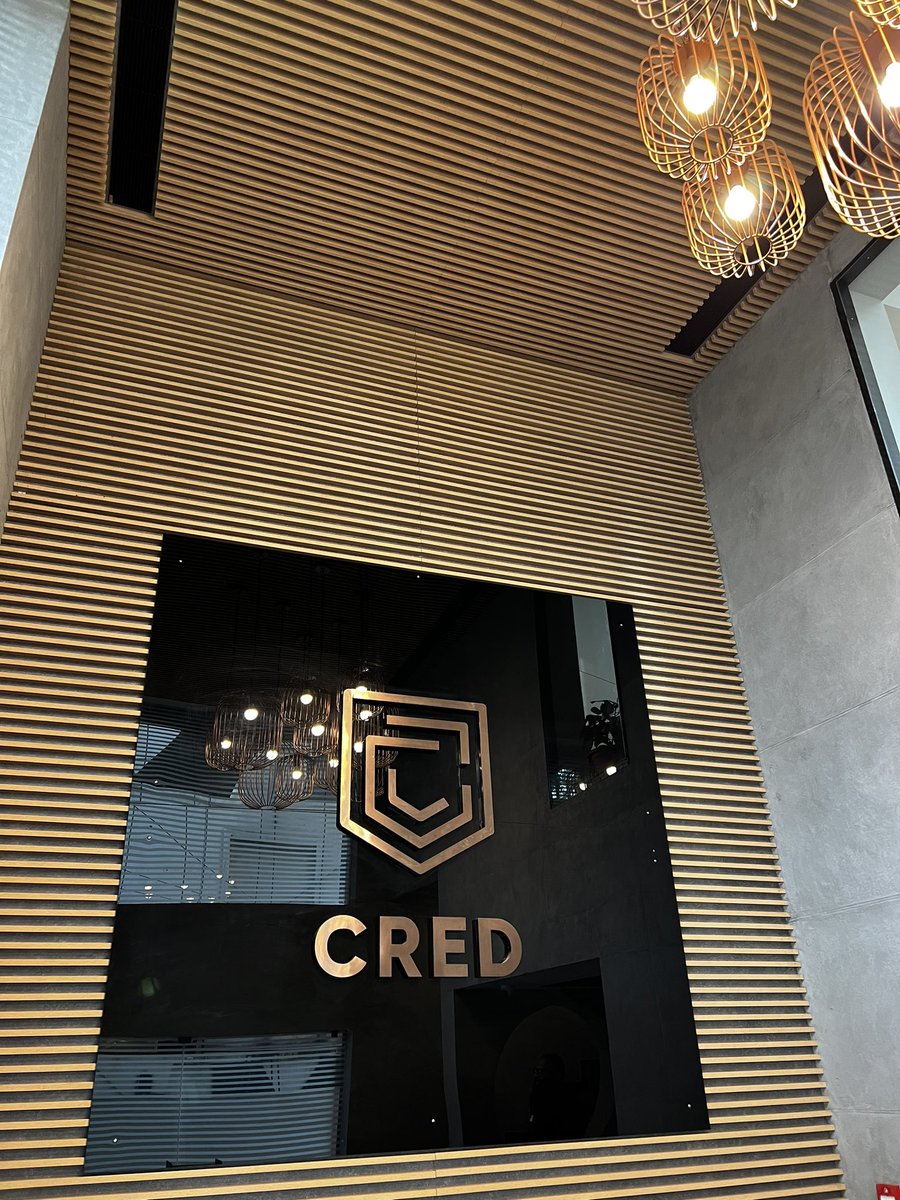 The <a href="/CRED_club/">CRED</a> logo was created overnight by <a href="/thejosephjr/">Joseph Jr</a> and approved by <a href="/kunalb11/">Kunal Shah</a> and the team in September 2018.