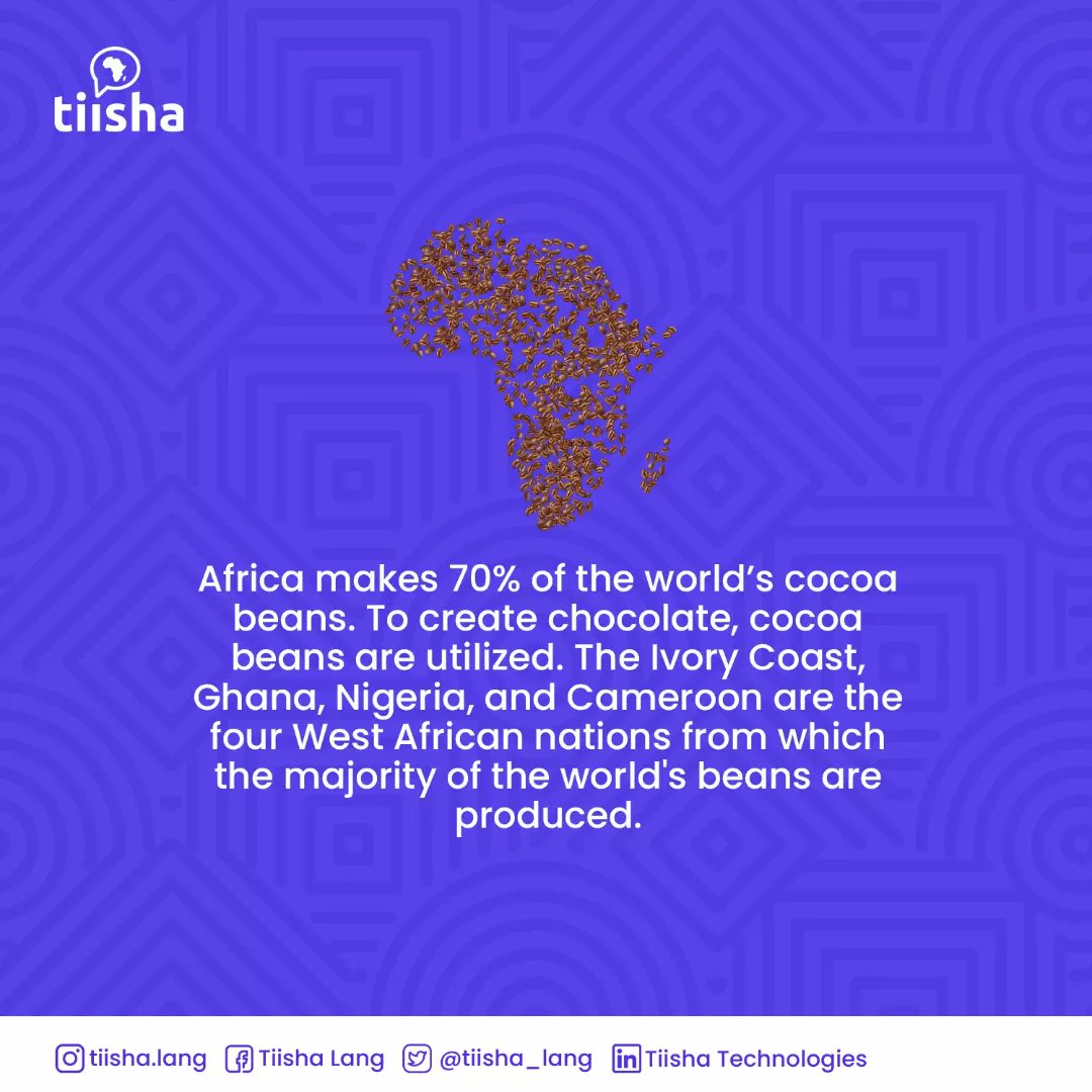 𝐀 𝐦𝐮𝐬𝐭 𝐫𝐞𝐚𝐝!
Africa is the most populated continent after Asia. I guess it's safe to say you have higher chances of relating with Africans than any other continent. 

Know a little about everything! In this case, know a little about everything Africa!!🤓

#tiisha #africa