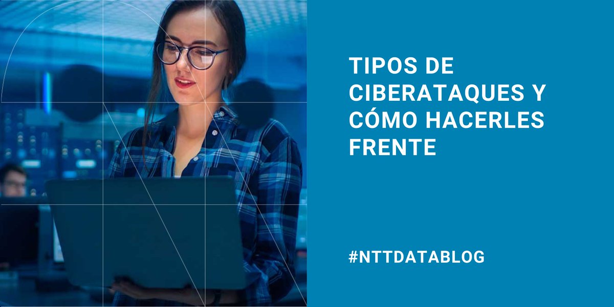 NTTDataSpain's tweet photo. Solemos creer que conocemos las amenazas que afectan a nuestra seguridad, pero lo cierto es que todos somos vulnerables a los ciberataques. En #NTTDATABLOG hemos recopilado algunas de las amenazas más comunes a las que hay que prestar atención. #SID2023 https://t.co/waglZDswe9 https://t.co/mmho3W4YTf