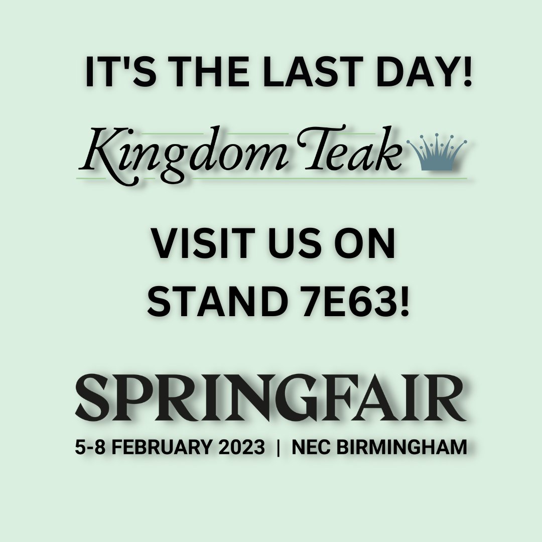 gfcuk's tweet image. IT&apos;S THE LAST DAY AT THE SPRING FAIR!

Come and visit us on stand 7E63 to view our fantastic range of products and have a chat with our friendly staff! 

#SpringFair2023 #trade #tradeshow #tradefair #gazebolife #gazebodesign