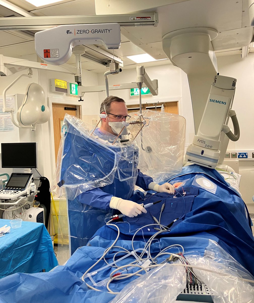 We have recently introduced Zero-Gravity: a suspended #radiationprotection system designed to increase the level of radiation protection & eliminate the weight burden for our interventional cardiologists. while they are performing surgery in the catheterization laboratory.