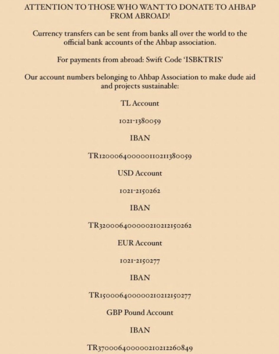 VERRERS! TURKEY NEEDS YOUR HELP! HOW TO HELP TURKEY?
you can donate to our country using the official accounts written below. remember that 1$ and 1€ are equal to 20₺ so even the smallest donation you make will help us a lot. you can spread this to reach people who can donate