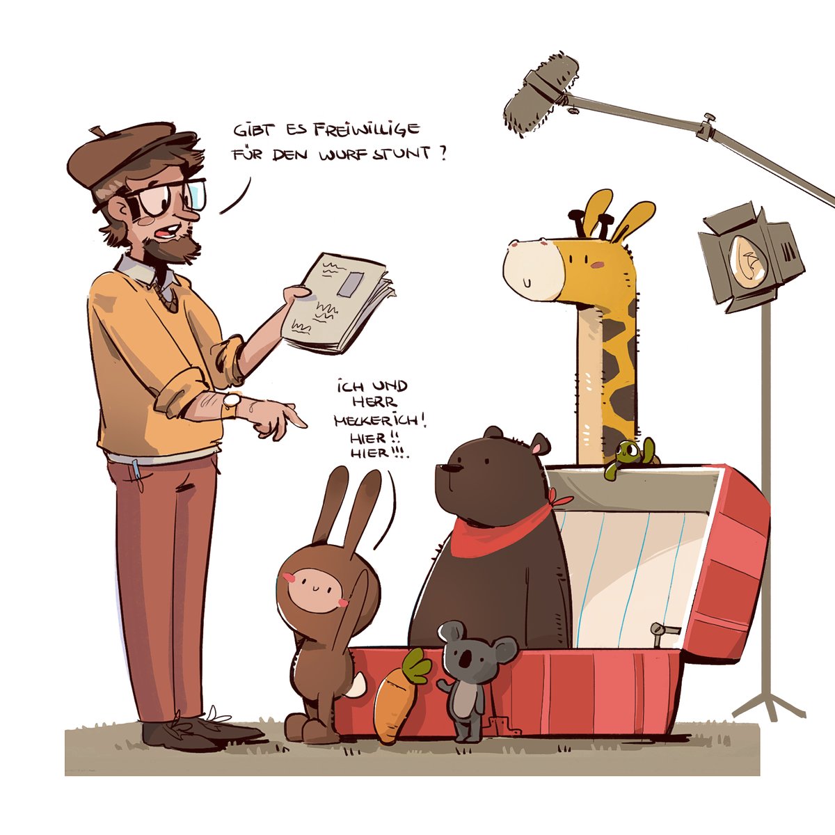 Hasemann und Herr Meckerich waren in der letzten Zeit schwer beschäftigt.