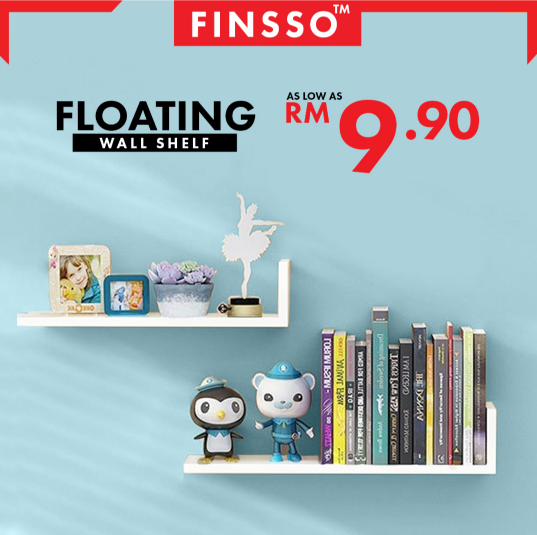 Shopee Malaysia on Twitter "Floating Wall Shelves Rack / Hanging Shelf