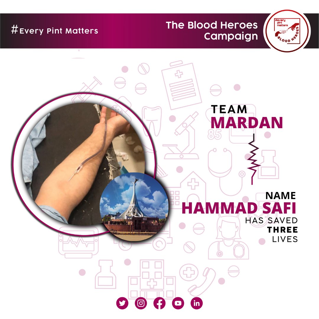 MardanTbh's tweet photo. If you are the blood donor, you are the hero of the Nation! 
It will include only five steps and these simple five step can save someone's entire life!
 
#thebloodheroescampaign 
#everypintmatters 
#DonateBloodSaveLife 
#tbh_mardan https://t.co/OhAeZdA5kH