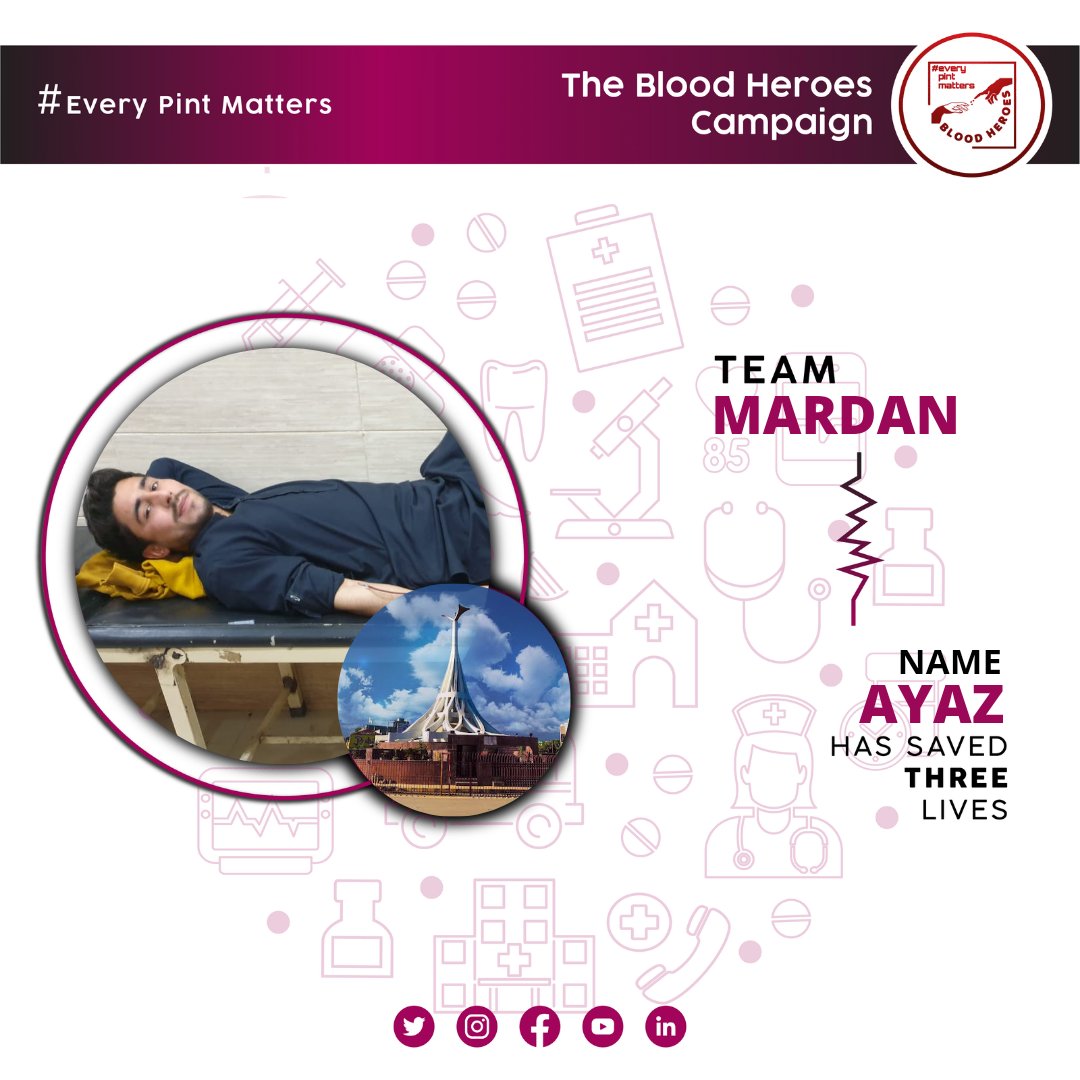 MardanTbh's tweet photo. If you are the blood donor, you are the hero of the Nation! 
It will include only five steps and these simple five step can save someone's entire life!
 
#thebloodheroescampaign 
#everypintmatters 
#DonateBloodSaveLife 
#tbh_mardan https://t.co/OhAeZdA5kH
