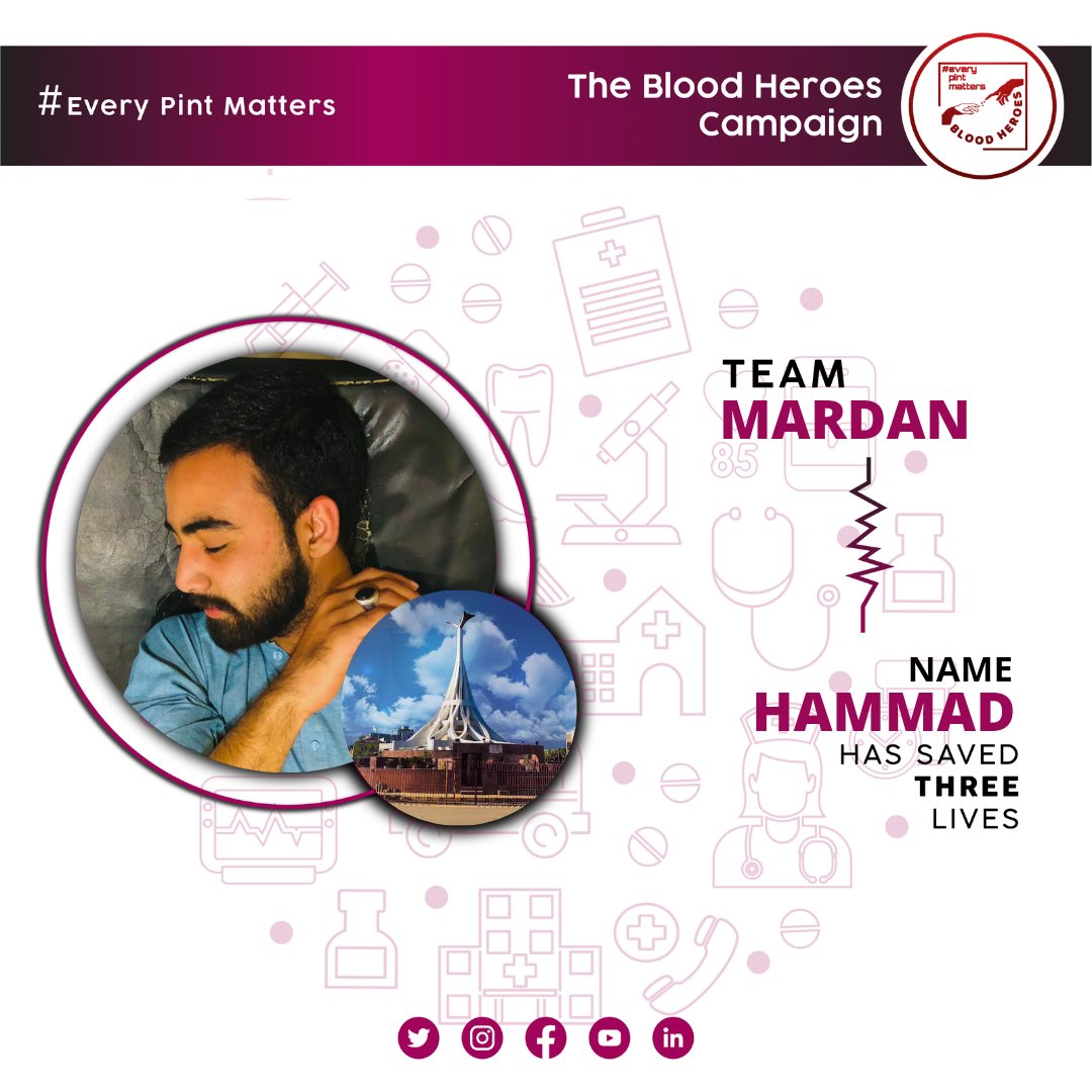 MardanTbh's tweet photo. If you are the blood donor, you are the hero of the Nation! 
It will include only five steps and these simple five step can save someone's entire life!
 
#thebloodheroescampaign 
#everypintmatters 
#DonateBloodSaveLife 
#tbh_mardan https://t.co/OhAeZdA5kH
