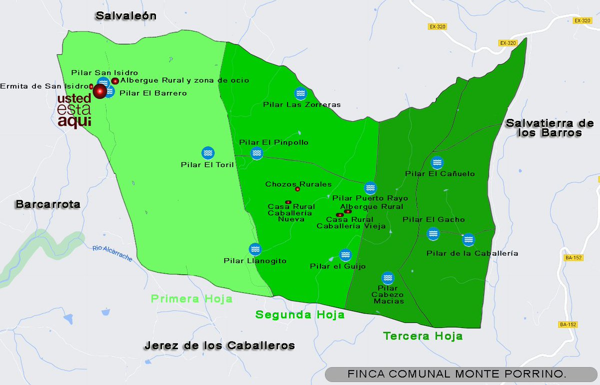 Finca Comunal Monte Porrino de #Salvaleón.
#Dehesa #ComarcaSierraSuroeste #Extremadura