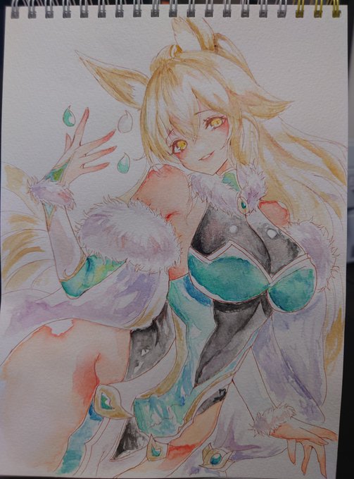 翠燐さん🦊(リアルスケブ)

ChiaChun(@ChiaChun0621 )先生にご依頼致しました。
柔らかな表現に水彩カラーと金色のアクセントが鮮やかで、
翠燐さんの魅力を目一杯表現して頂けて美しい仕上がりに感激

ありがとうございました! 