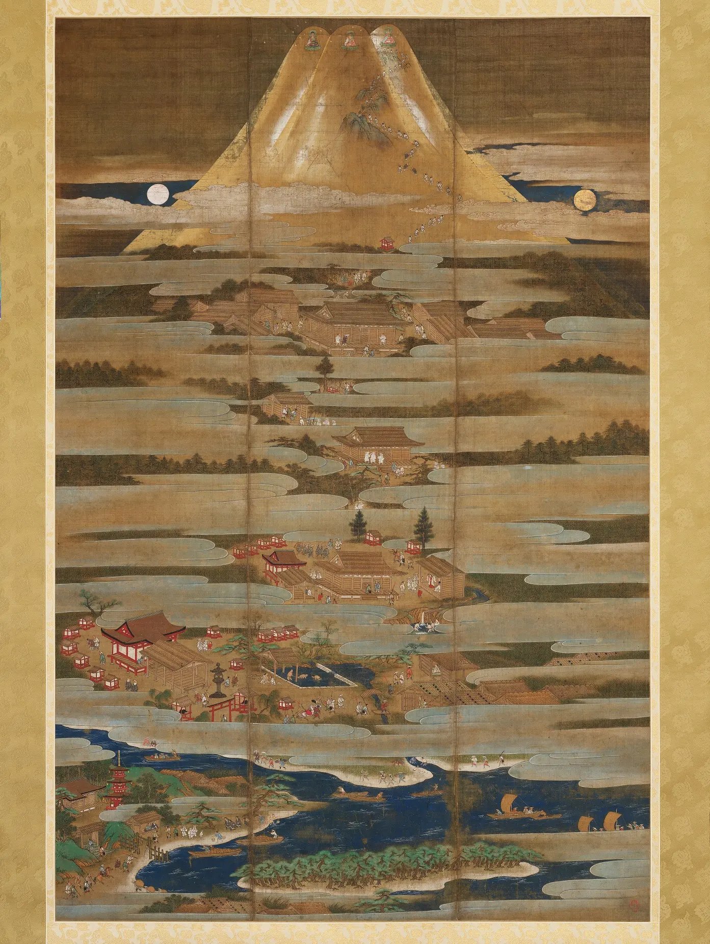 空飛ぶ画家、発明家、飛行家の富士山曼荼羅の一点 空飛ぶ画家、発明家、飛行家の富士山曼荼羅の一点 （冨士北麓