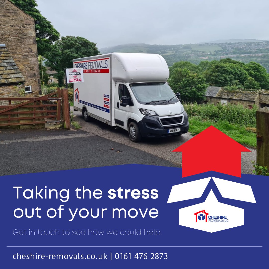 At Cheshire Removals, we’re on a mission to take the stress out of moving house. From your initial phone call to the care we take with your belongings, you’ll experience the quality service that our customers love. Find out more via website or call 0161 476 2873 #cheshireremovals