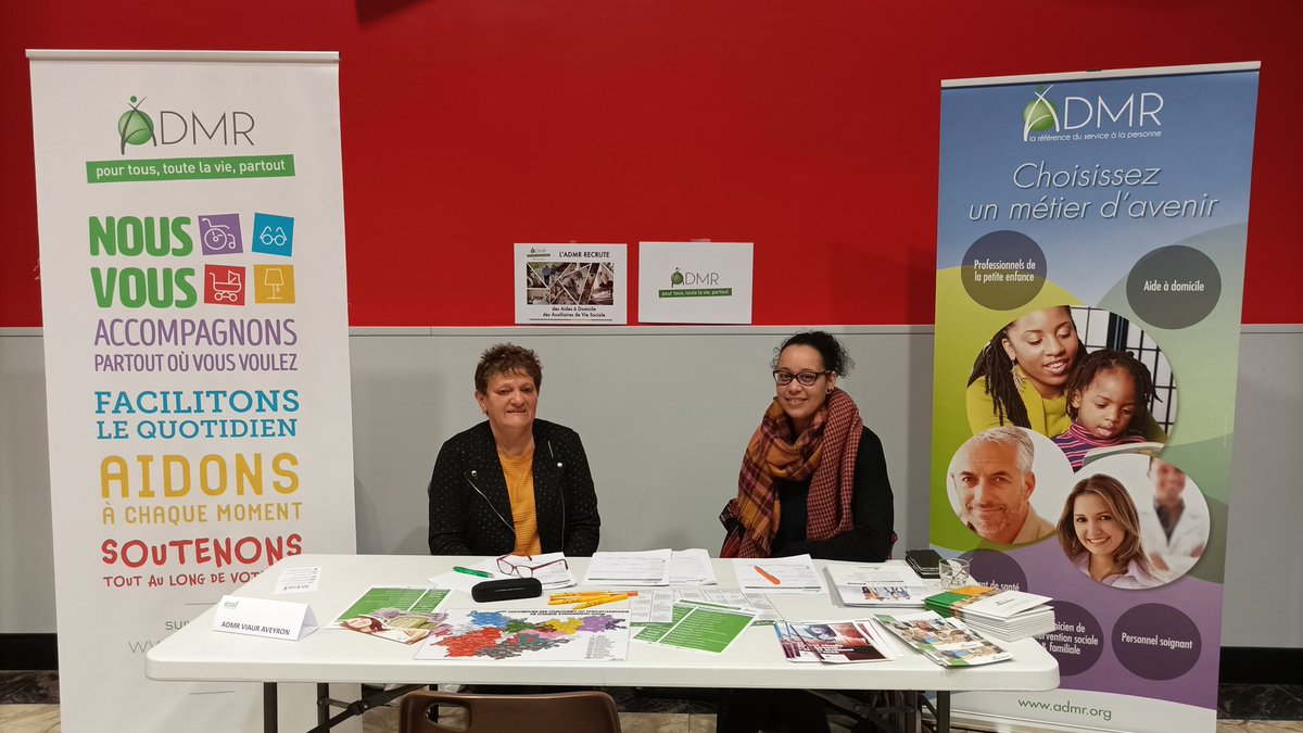 fedeADMR_82's tweet photo. Aujourd’hui nos Responsables de Secteur sont au salon TAF, organisé par la Région @Occitanie , pour du #recrutement d’Aide à Domicile ! Retrouvez les à Saint Antonin pour échanger sur les métiers et pourquoi pas déposer votre CV !
@Poleemploi_oc 
#job #emploi https://t.co/a443IlMSei