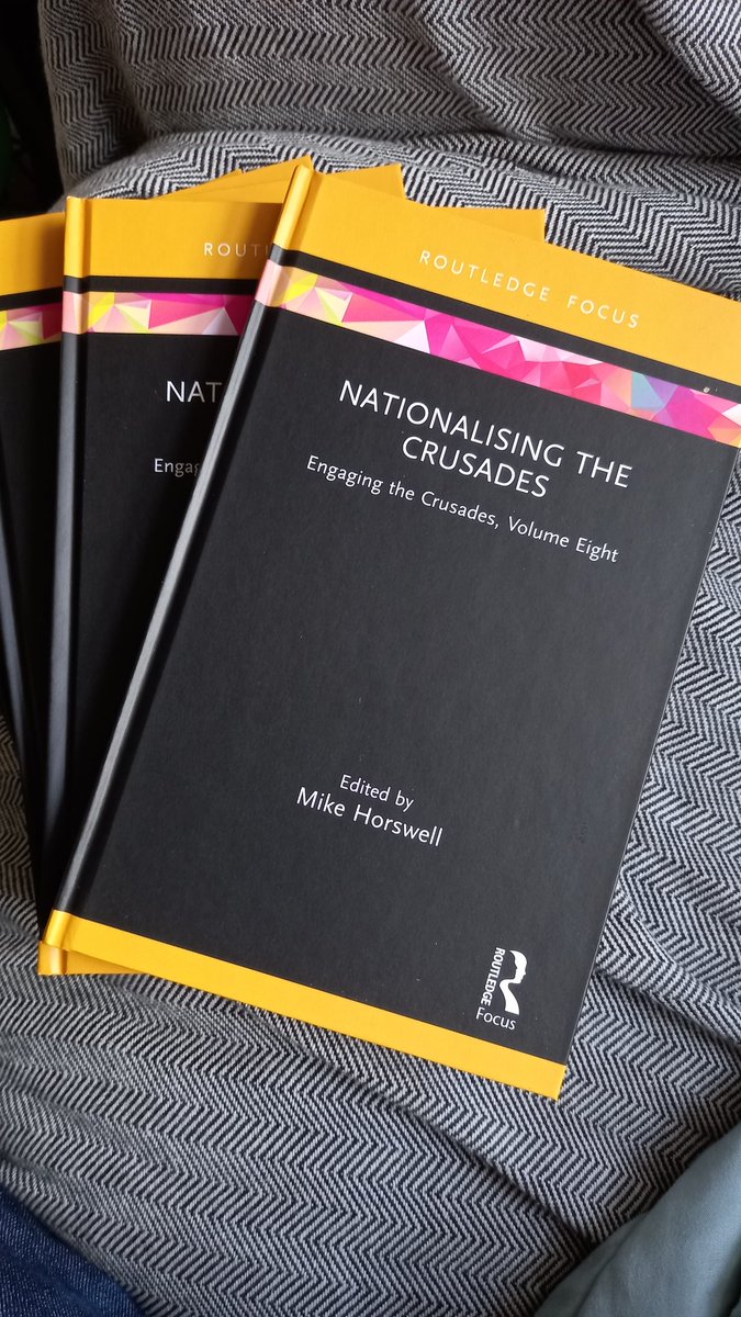 Great to get these through! Vol. 8 of our Engaging the Crusades series - Nationalising the Crusades. Feat. @OlegBenesch, Pedro Martins, Judith Bronstein, Astrid Swenson, Adam Knobler & myself. Thanks to all @routledgebooks, one for @latineast!