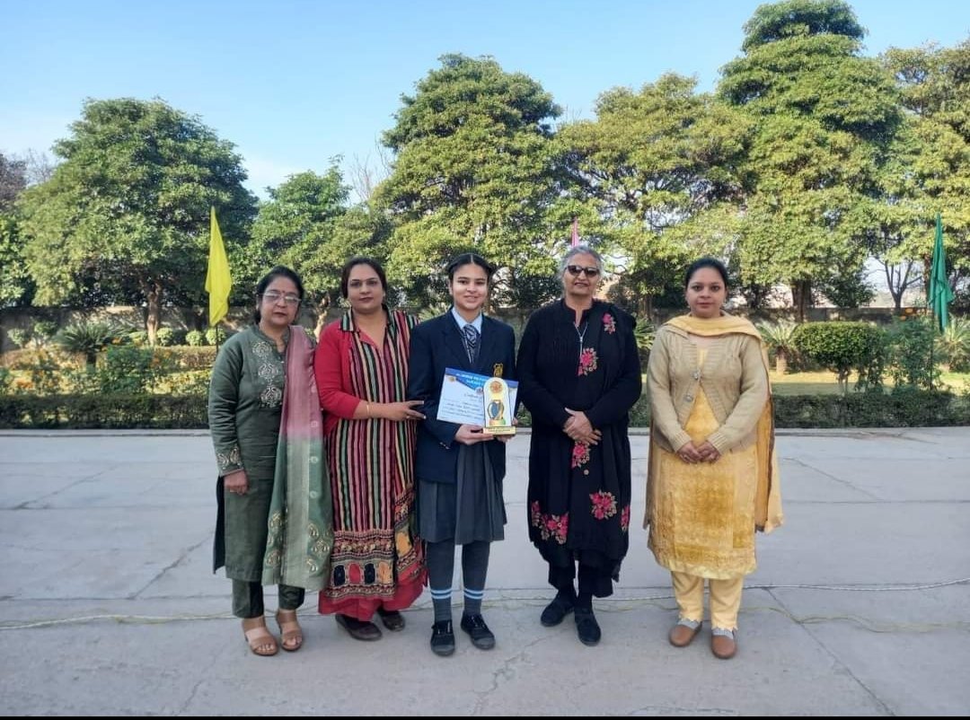 Congratulations #28 January 2023 Miss Harleen Kaur #Grade9 #won 1st prize in inter school sahodaya slogan writing competition,  Swami Sant Dass School Jalandhar.17 schools had participated.<a href="/pkdhillon08/">ParamjeetKaurDhillon</a> <a href="/charuchhabra2/">Dr. Charu Chhabra</a> <a href="/JyotiBh28005578/">Jyoti Bhardwaj</a> <a href="/meenaks09023755/">meenakshi sharma</a> <a href="/shardapullabha2/">sharda pullabhatla</a>