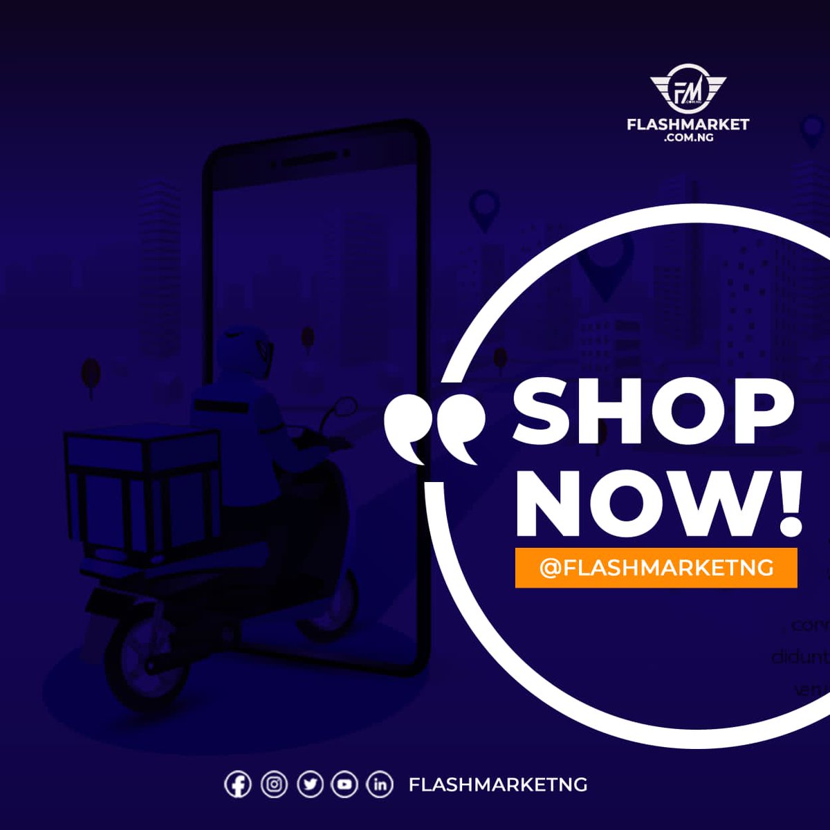 _flashmarketng's tweet photo. Today marks a very special day for us at Flash Market Nigeria .  We're a month older today and we couldn't be more thrilled to celebrate this momentous occasion with all of you. https://t.co/YXQtUtdFY3