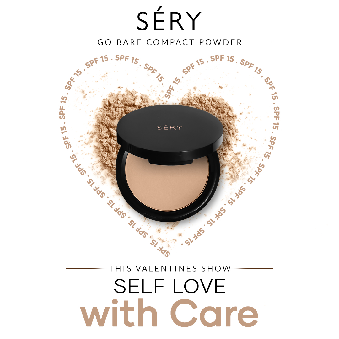 serycosmetics's tweet photo. This Valentine’s make it all about self-love and care with SÉRY! Add this SPF-15-infused compact powder that provides protection against harmful rays lending care to the skin every day.

Shop from – Nykka, Myntra, Amazon, Flipkart, https://t.co/OfKE9P2gQU

#sery #serycosmetics https://t.co/5oFdHGYgvd