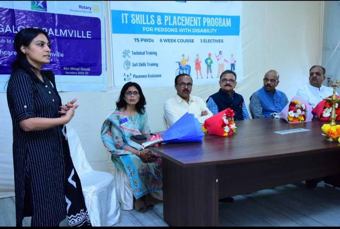 TheKshamata's tweet photo. KIF launched the IT Skilling and Placement Program for Pwd's in association with Rotary Bangalore Palmville on 5th Feb 2023
 
This program will fall under KIF’s flagship Vocational Training Program JIVICA and offers sessions in Technical and Soft Skills for making PwDs job ready. https://t.co/30v6bJRMd1