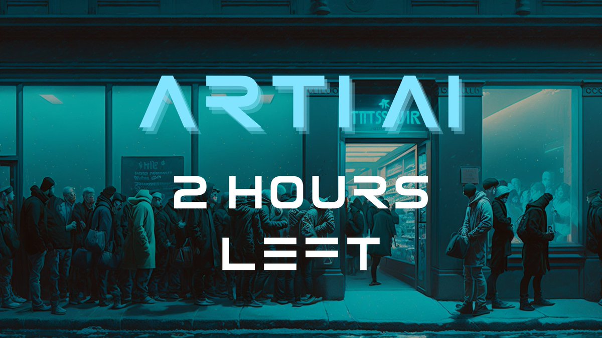 💠 Arti AI - 2 hours left till presale open 💠

🔥🔥 TOP #9 TRENDING ON PINKSALE🔥🔥

Join our AMA on Houbi Live now: huobi.com/en-us/live/det…

📌Presale link: pinksale.finance/launchpad/0x50…

⏰Start: Feb 8th - 13:00 UTC