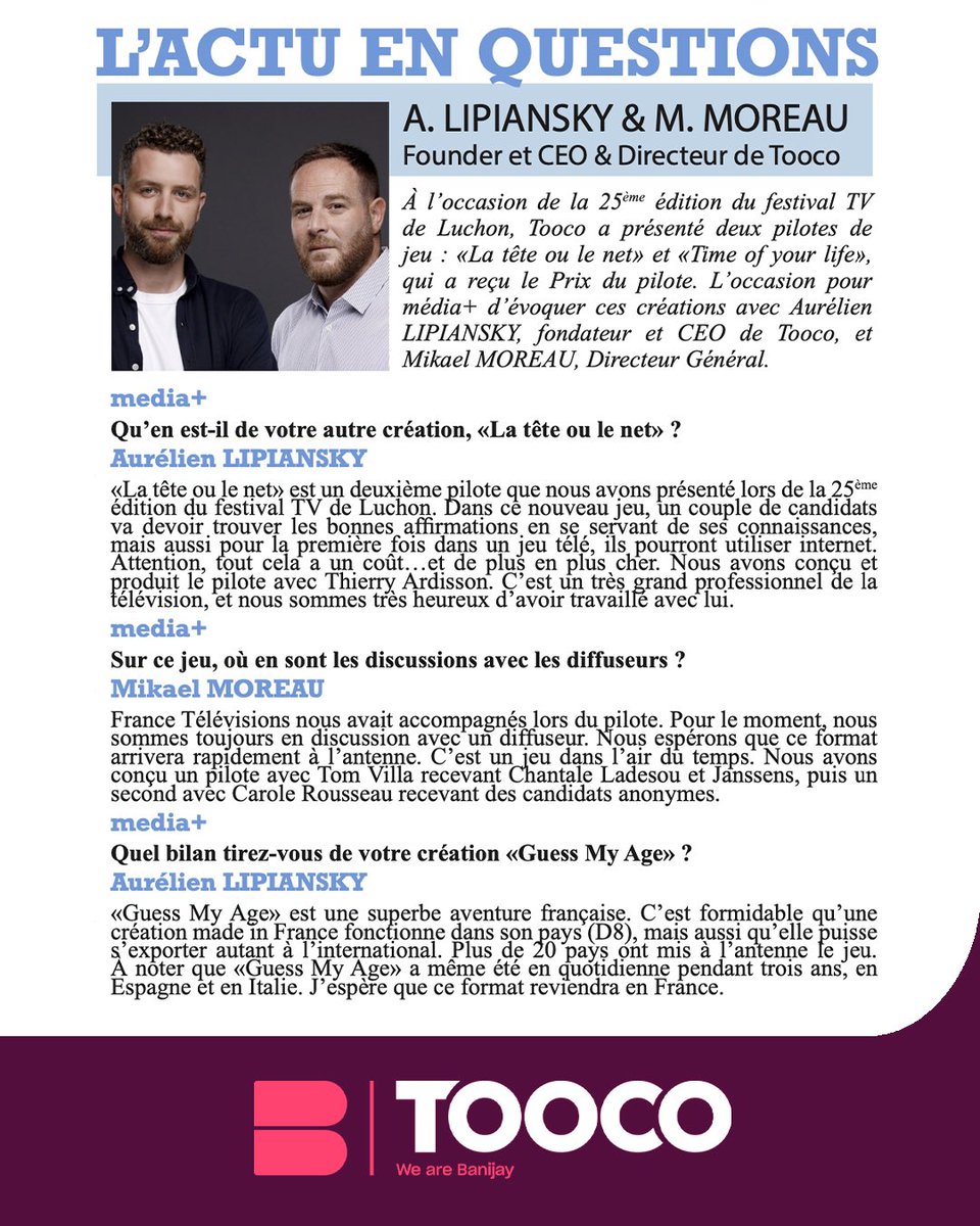 AurelienLipi's tweet image. Merci à @lheritierkevin et @lemediaplus pour l’itv ✌️#créationfrançaise