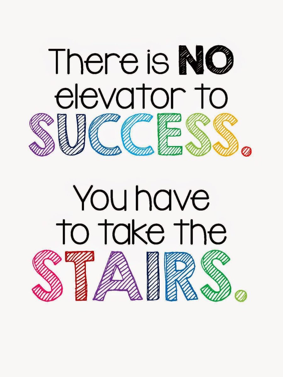 Principal_H's tweet image. There is NO elevator to
SUCCESS.
You have to take the
STAIRS.
#education #school #teacher #student #sped #STEM #CTEMonth #Autism #specialeducation #wednesdaythought #teachertwitter #leadership