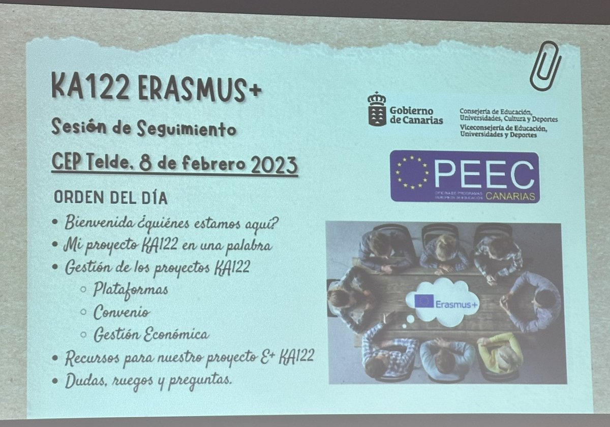 Hoy estamos formándonos para seguir ofreciendo oportunidades a nuestra comida educativa. #ErasmusPlus <a href="/OPEECanarias/">OPEEC</a> <a href="/sepiegob/">SEPIE</a>