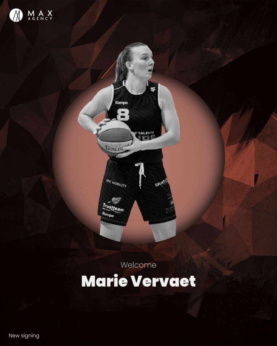 maxagency_eu's tweet photo. Excited that @marievervaet9 will join our talented group at Max Agency! 
Marie is a strong 1.86 power forward, who is currently playing a great season at Kortrijk. 
Welcome Marie! 
#marie #powerforward #kortrijk #newgoals #weshareyourgoals #prodep #MAXAgency 
@prodep_agency https://t.co/d4DNqwJW5i