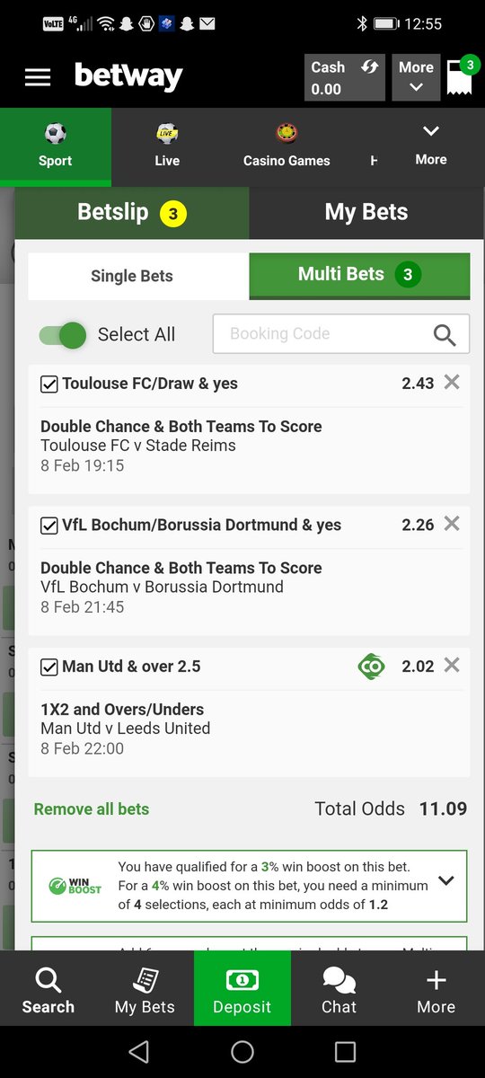 I just placed a bet with Betway. Tap here to copy my bet or search for this booking code in the Multi Bet betslip U176B813B betway.co.za/bookabet/U176B…