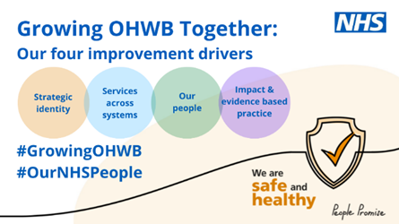 Our new #GrowingOHWB together strategy is underpinned by 4 improvement drivers to help #OurNHSPeople to deliver the best possible care: Find out more: bit.ly/3DLOSAu