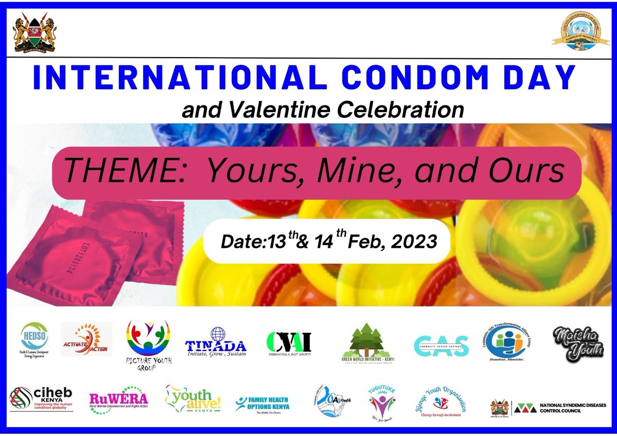 maisha_youth's tweet photo. Welcoming The Month of Love With Love. What Displays Love Than Protecting The Ones You Love.
#MapenziSafe
#CondomizeUsicompromize
#KuwaYouthNaPlan
#EndingAids2030
#EndingTrippleThreat
#NSDCC
#MaishaYouthKilifi003
@nsdcc_kenya
@YouthJijenge https://t.co/9Torlfkfyt
