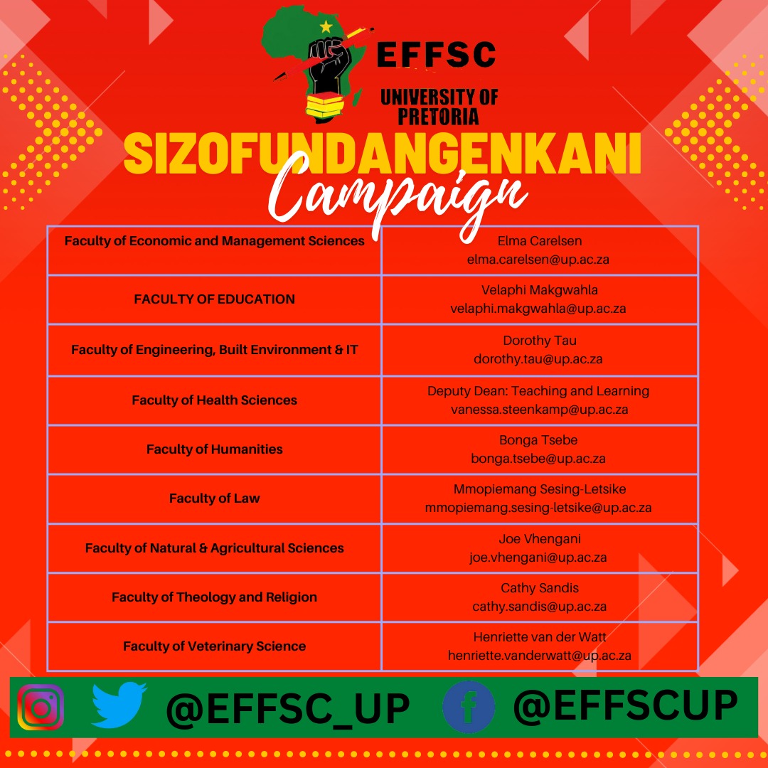 EFFYC_UP's tweet photo. ♦️ MUST READ ♦️
NSFAS N+ Appeals.
Victory is certain ♥️
#YouKnowWhereTheSolutionIs #UmsebenziWethu
#EFFSCUP
#EFFREDFRIDAY #SizofundaNgenkani #EFFTurns10 https://t.co/pih3rFfDUi