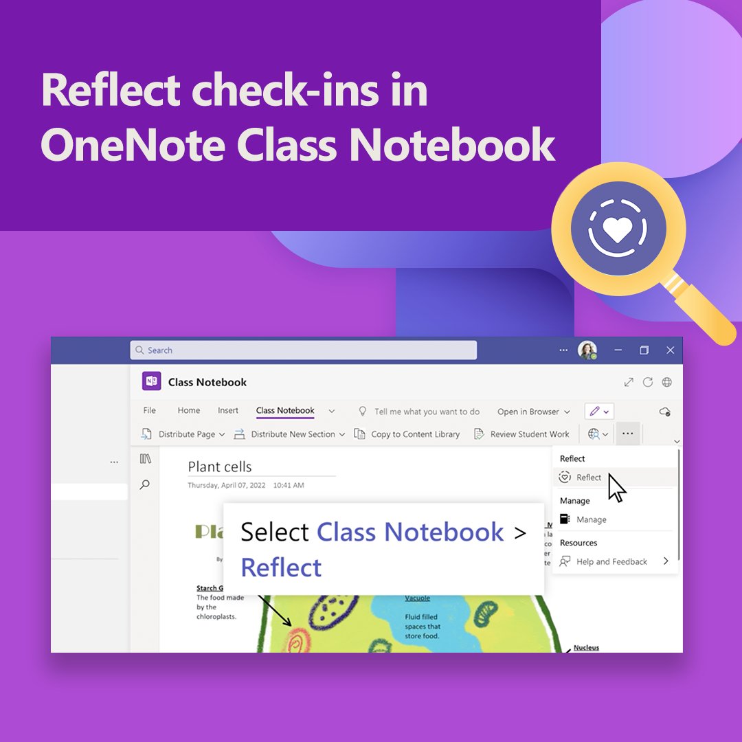 Self-awareness and self-management are critical skills that last a lifetime ✨

Reflect check-ins can help promote that growth mindset in your students. Here's how you can set one up with <a href="/OneNoteEDU/">OneNote Education</a> Class Notebook: 
msft.it/60185DP7n

#MicrosoftEDU #SEL #EdTech