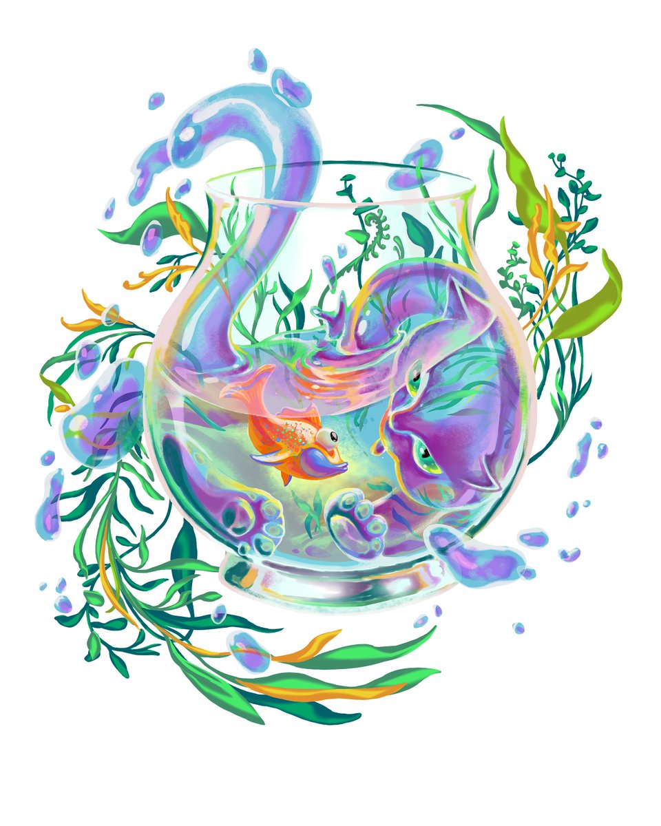 We are absolutely loving <a href="/MrozinskiTomek/">Tomasz Mroziński</a>'s beautiful colors, intricate line work, and boundless imagination. We love celebrating artwork from the CorelDRAW community, so keep sharing yours using #CorelDRAW to be featured! ✨