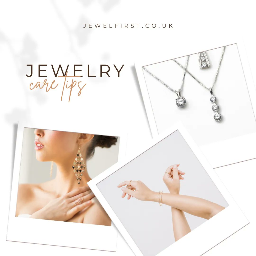 JewelFirst's tweet photo. Store jewelry separately to prevent scratches and tangles. 
 
Clean jewelry regularly with a soft cloth, mild soap and water. Avoid harsh chemicals and soaking for extended periods of time. 
 
Protect jewelry from extreme temperatures and humidity. https://t.co/rlOtKwI9Bi