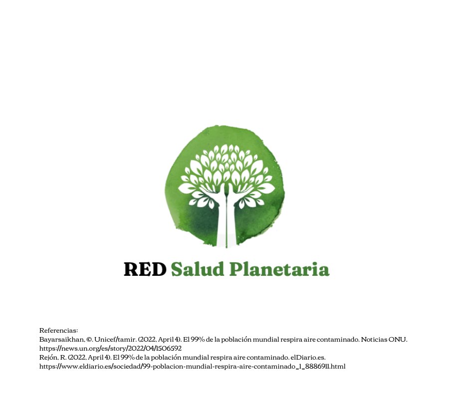 😷 Casi toda la población del mundo respira todos los días un aire que supera los límites de las Directrices de Calidad del Aire establecidos por la Organización Mundial de la Salud, hecho que pone especialmente en riesgo nuestra propia salud y bienestar
redsaludplanetaria.com/casi-toda-la-p…