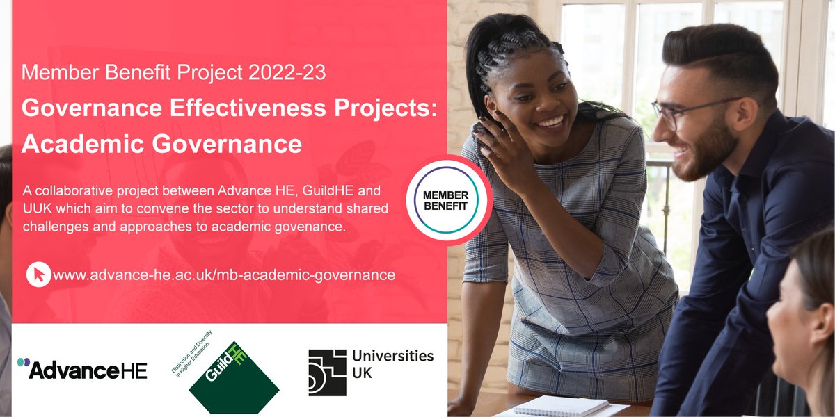 AdvanceHE's tweet photo. Our new #MemberProject, in collaboration with @GuildHE and @UniversitiesUK Academic Governance, aims to understand and effectively receive evidence-based assurance about 'student outcomes' in England. Find out more - https://t.co/KB0vlzGKeX https://t.co/7awt7B7vS6