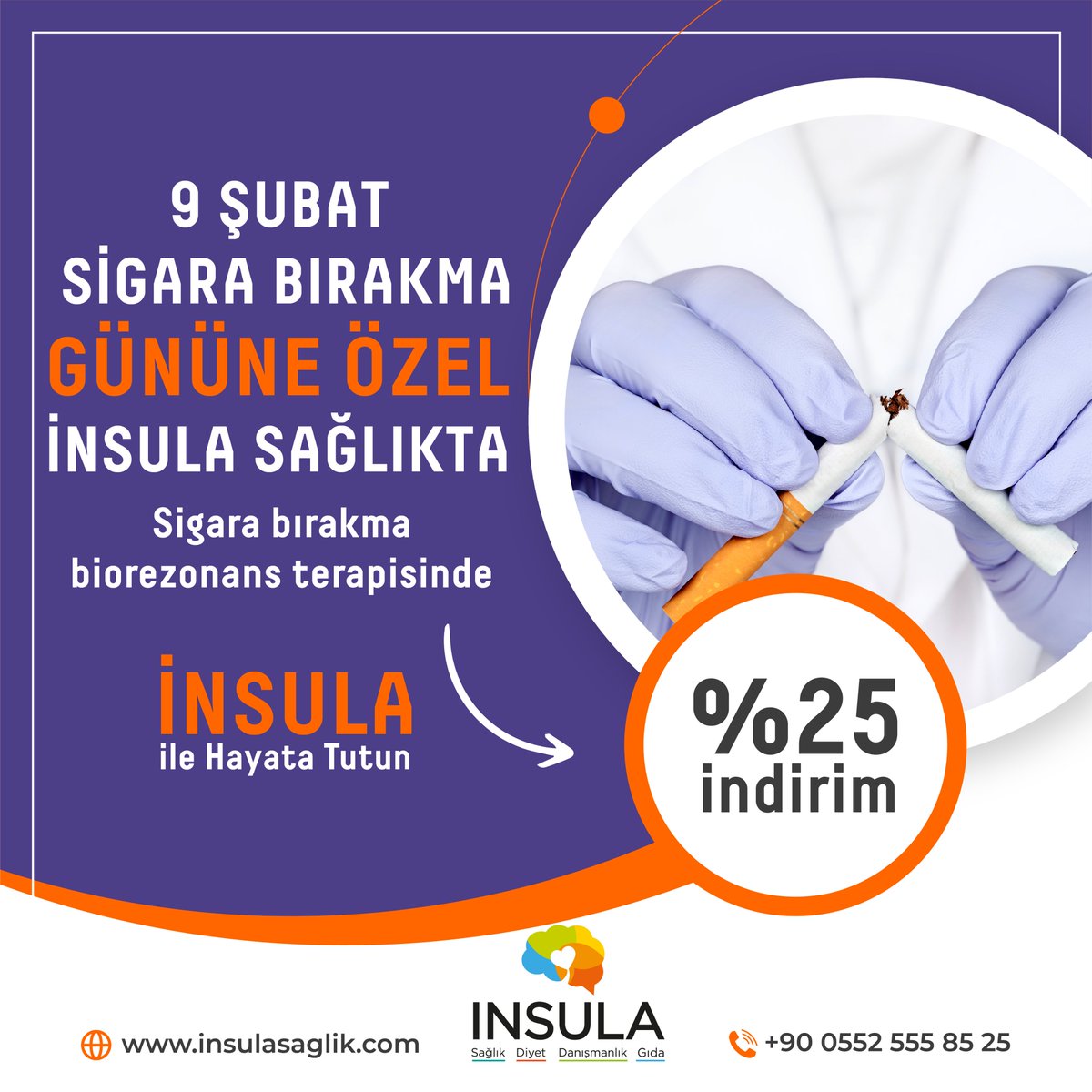insulasaglik's tweet photo. 9 ŞUBAT SİGARA BIRAKMA GÜNÜNE ÖZEL İNSULA SAĞLIKTA 
Sigara bırakma biorezonans terapisinde %25 İNDİRİM👈
-İNSULA İLE HAYATA TUTUN 🥳
.
.
#sigara #hayatatutun https://t.co/R14o82Ipz8