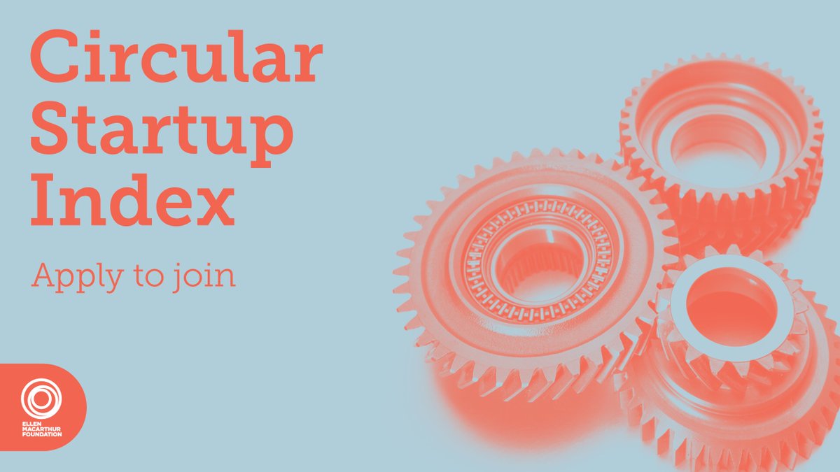 #Innovation is a key driver in the global transition to a #circulareconomy. Our Circular Startup Index is a public database to find new collaborators and scale innovative circular economy solutions. Make sure your #startup is included – join today: bit.ly/3JPLTe6