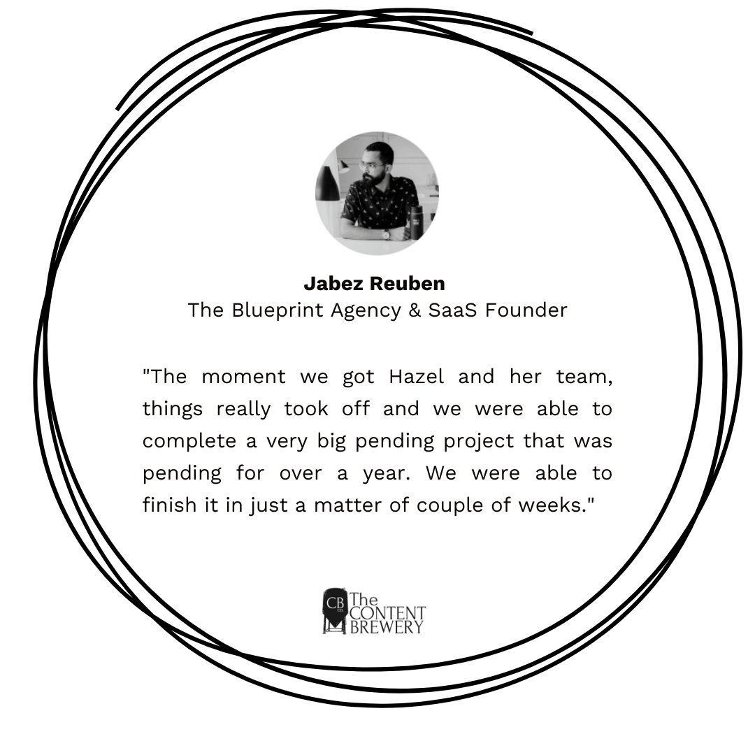 ContentBrewery's tweet photo. Thank you, Jabez! :)
Ready for new strategies to take your business to the level? Click the link in our bio! ;)
#CustomerFeedback #CustomerRating #ClientTestimonial #DigitalMarketingAgency
#DigitalMarketing #ContentMarketing
#BusinessGrowth #SocialMediaStrategy https://t.co/bQxgk8JRIK