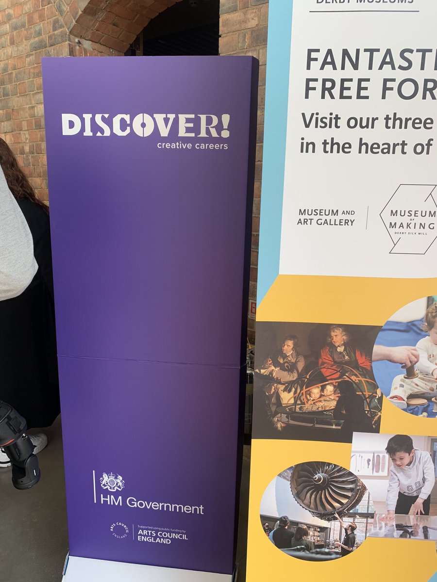 bethan_neil's tweet photo. Excited to be at @derbymuseums today for the Discover Creative Careers Week launch event! @CreativeCareer5 #DiscoverCreativeCareers https://t.co/ja626MFrgs