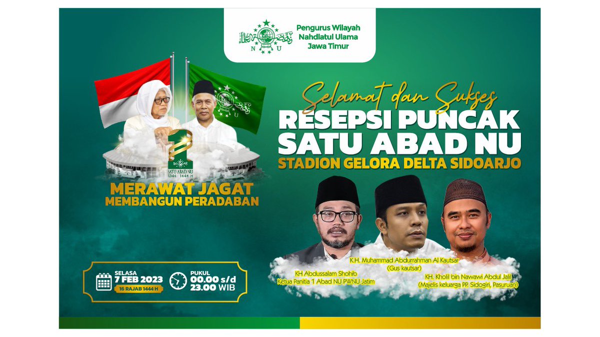 Namanya <a href="/nahdlatululama/">Nahdlatul Ulama</a>                Yang Mendirikan Para Ulama                Yang Berjuang Para Ulama                 Yang Merawat Para Ulama                            Resepsi Satu Abad Kemaren Di Panggung Utama Kebanyakan Umaro   Mohon Jangan Di Gondol Ya #NahdlatulUlama