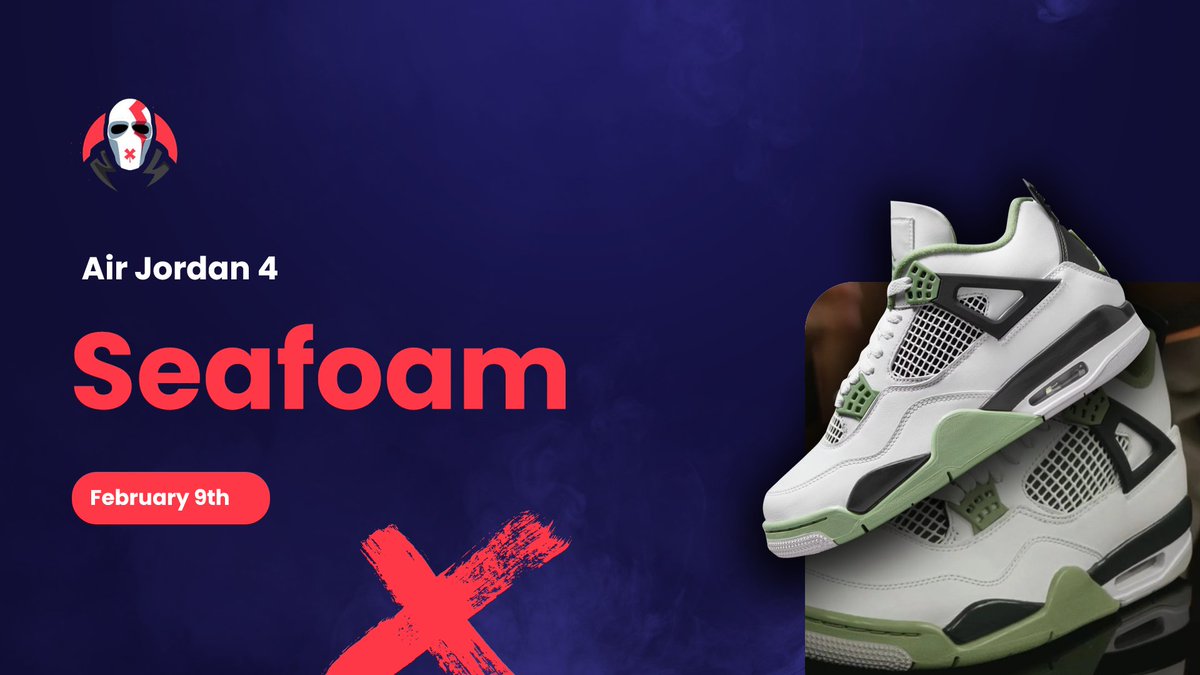 The Jordan 4's "SEAFOAM" are dropping tomorrow🍾

Shall we drop some keys later today?👀