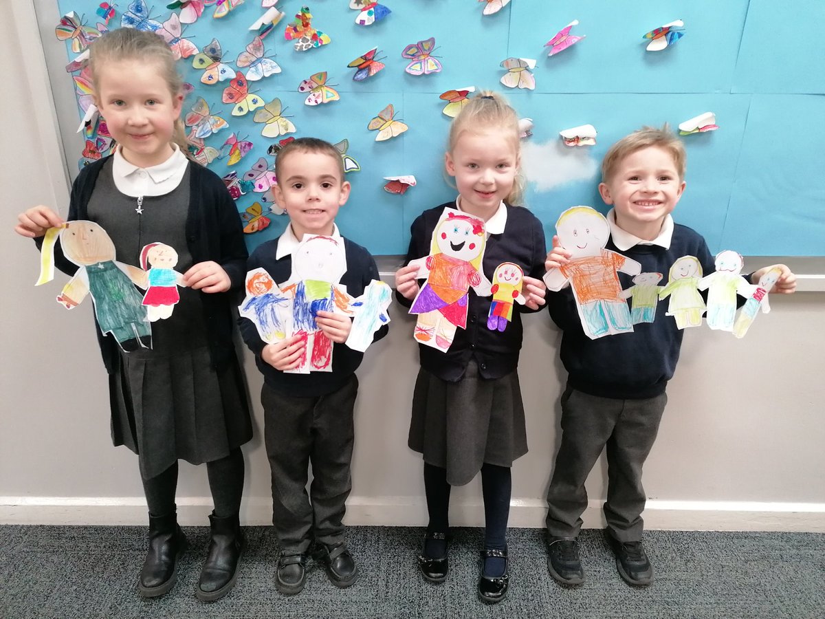 HatchellWood's tweet photo. Year 1 children have thought carefully about the people they connect with during our Embrace lesson this week. #ChildrensMentalHealthWeek https://t.co/jjTi44KPde
