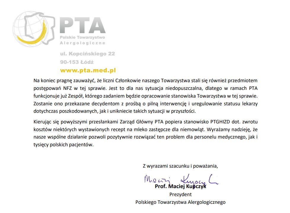 ‼️ "Szukanie ewentualnych oszczędności nie może się odbywać kosztem zwiększania ryzyka
zagrożenia dla życia i zdrowia najmłodszych pacjentów, pozbawianych z powodu biurokratycznego zamieszania szans na normalny rozwój, a często na jedyną formę terapii" #KaranieLekarzy #Refundacja