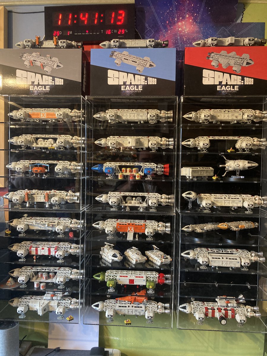 Yugblad's tweet photo. My mate's SPACE 1999 Eagle wall! https://t.co/Vf5HzBtN55