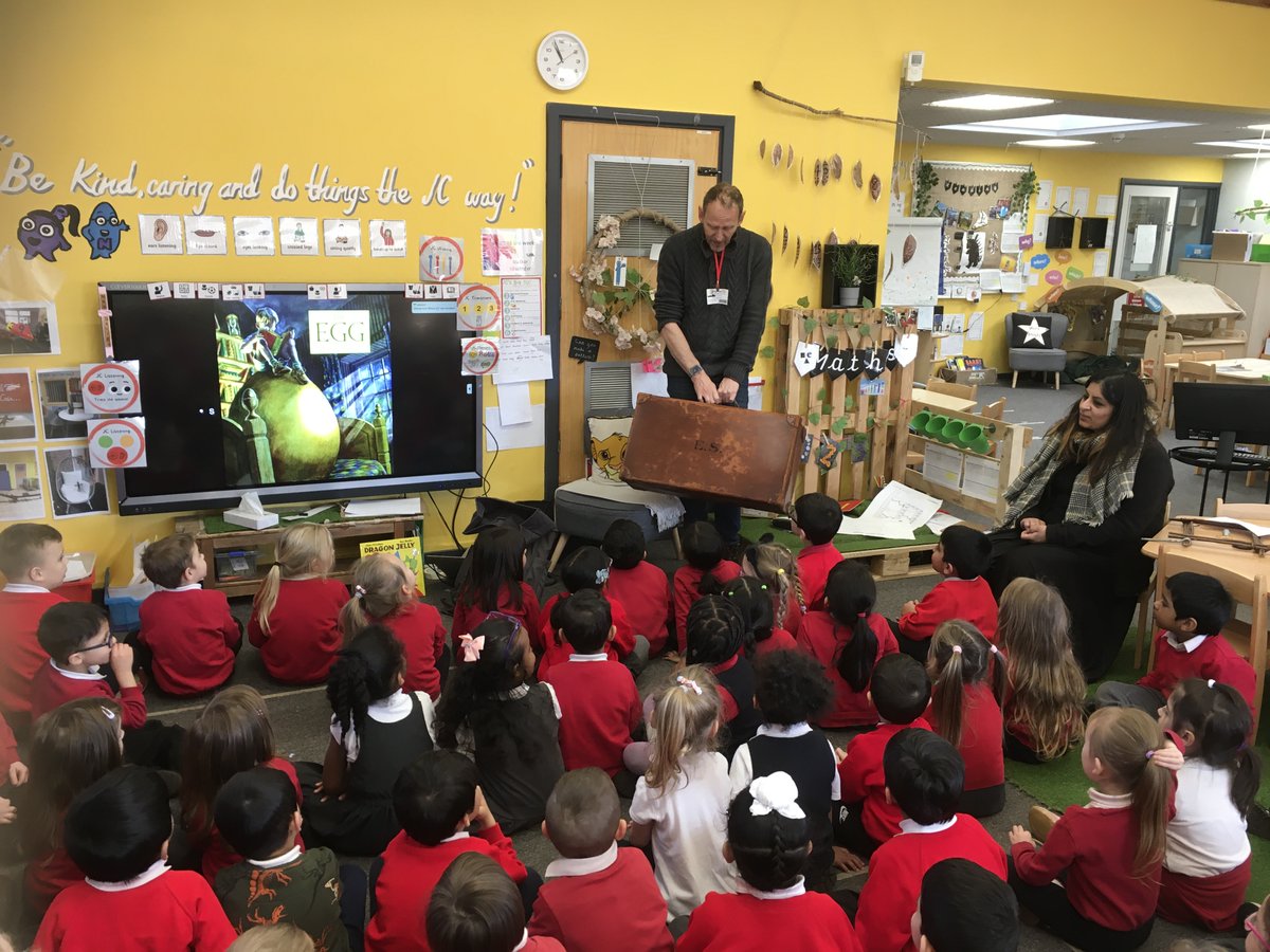 Story time with Reception and #markrobertson