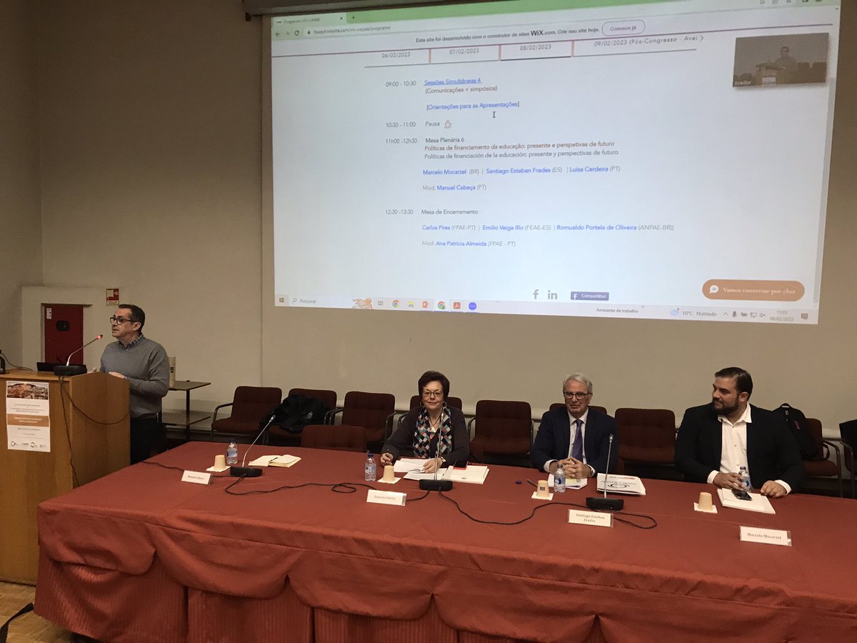 FEAEeducacion's tweet photo. Empezamos la secta Mesa Plenaria con los ponentes: Santiago Esteban, Luisa Cerdeira y Marcelo Mocarcel para tratar el tema: “Políticas de financiación de la Educación: presente y perspectivas de futuro” https://t.co/EFSQ8onA3U