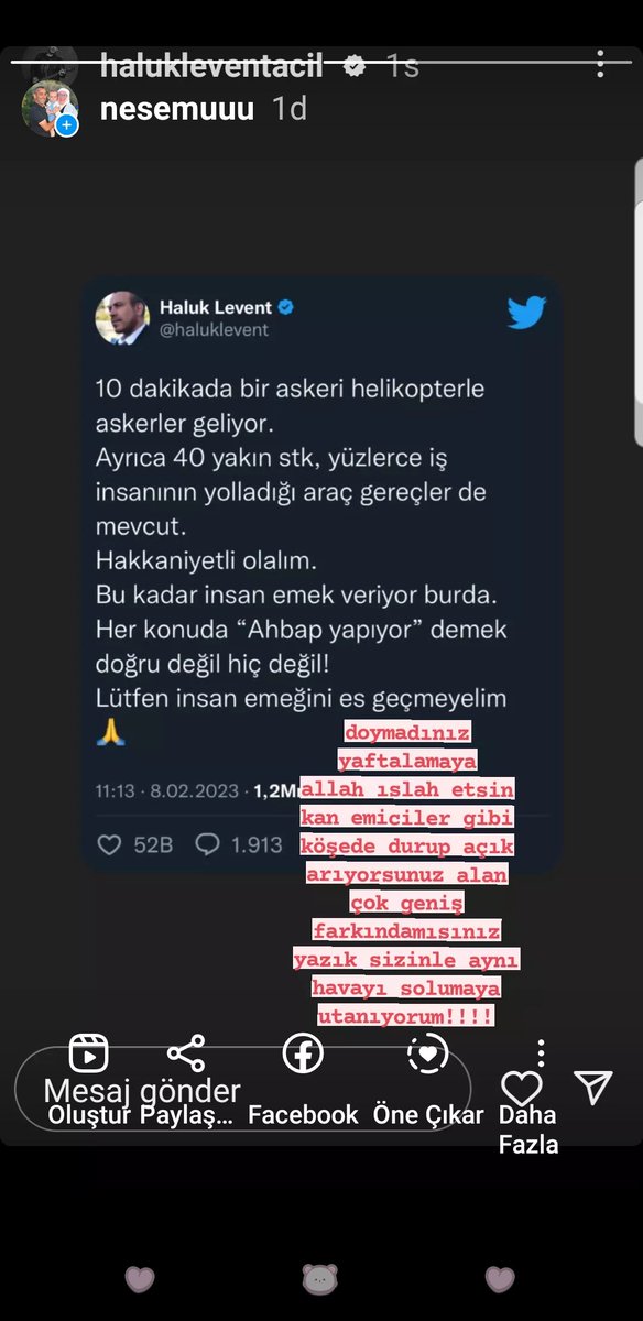 nesemuu's tweet photo. yeter artık dünya da örneği olmayan felaket ancak eleştirin ancak pusuda bekleyin napabilirim diye uğraşmayın!!!#deprem #afet #turkey https://t.co/XXfmhaeBDY
