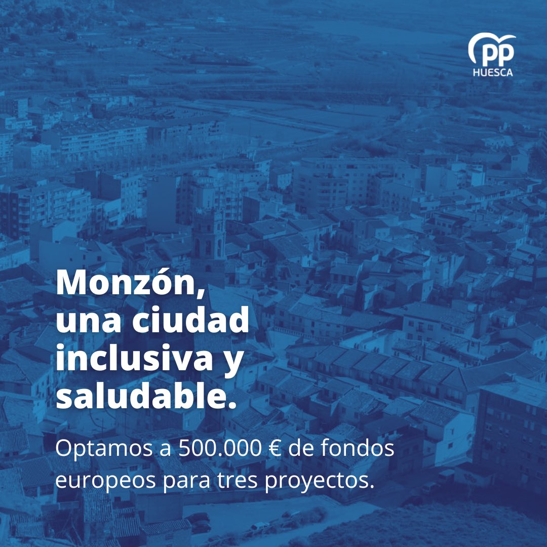 pp_huesca's tweet photo. La ciudad de #Monzón aspira a ser más #inclusiva y #saludable. 

Consiste en:
➡️Nueva plaza saludable para personas mayores.
➡️ Aseos en el Parque Jesús Laborda.
➡️ Ruta inclusiva para personas con discapacidad.

¡Gran iniciativa, @IsaacClaver!

#HuescaEntreTodos https://t.co/kDoVybyT6j